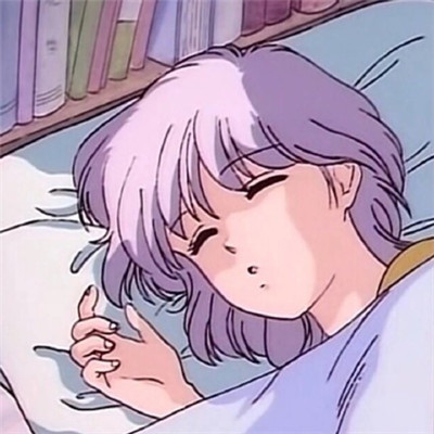 唯美卡通短发女生头像图片