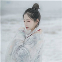 白衣清纯古风女头图片