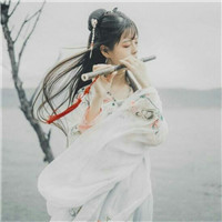 白衣清纯古风女头图片