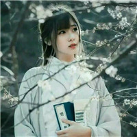 白衣清纯古风女头图片