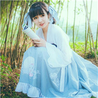 白衣清纯古风女头图片