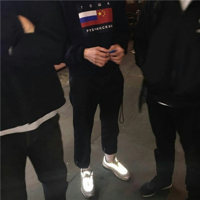 2018最潮qq头像男霸气欧美范二次元半身黑白头像男生头像图片