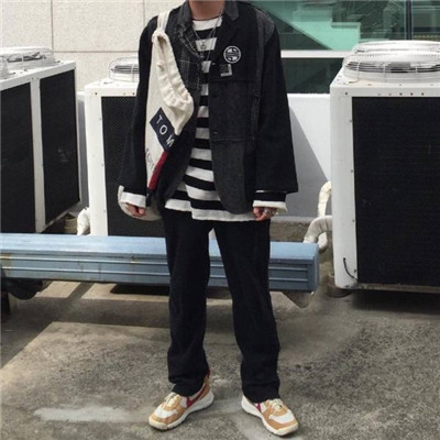 2018最潮qq头像男霸气欧美范二次元半身黑白头像男生头像图片
