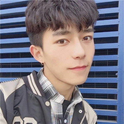 快手网红头像蓝色男生头像 情侣图片