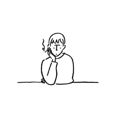 手绘头像脏脏妆男生头像图片