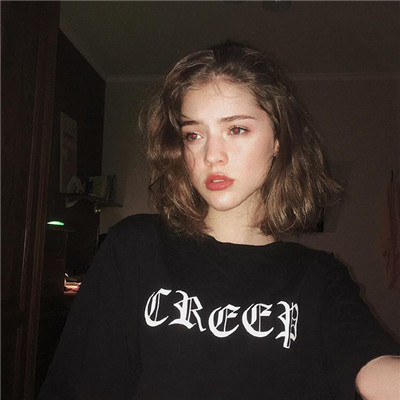 手绘女生头像彩色大全图片