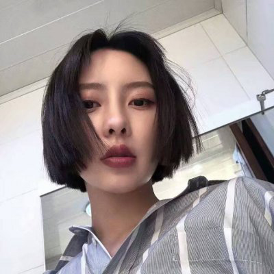 非主流短发女生头像图片