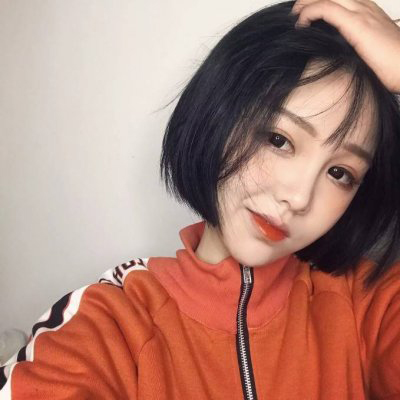 非主流短发女生头像图片