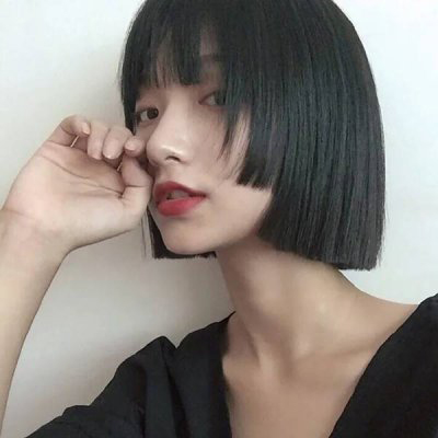 非主流短发女生头像图片
