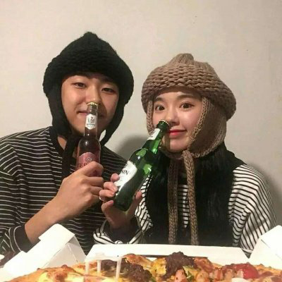 高清韩版情头一对两张