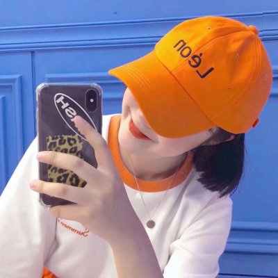 韩国蓝色系女生头像