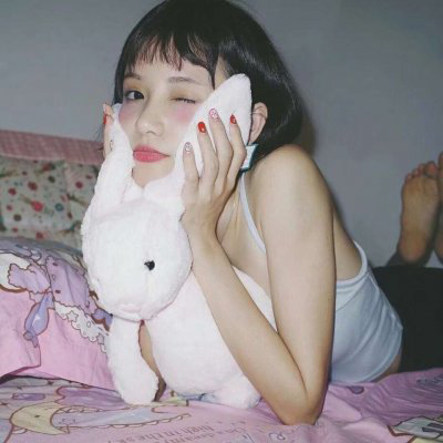 紫色系韩版女生头像