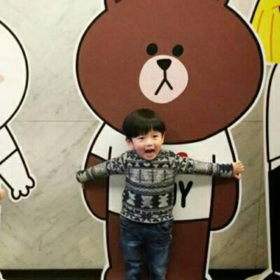 超萌可爱小孩子情侣头像一对两张