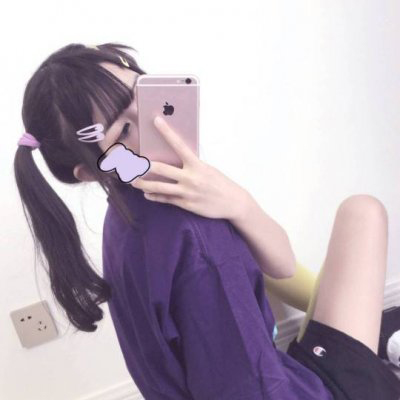 好看侧身侧面女生头像图片