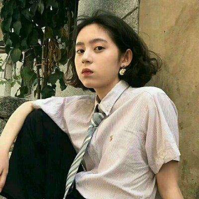 好看侧身侧面女生头像图片