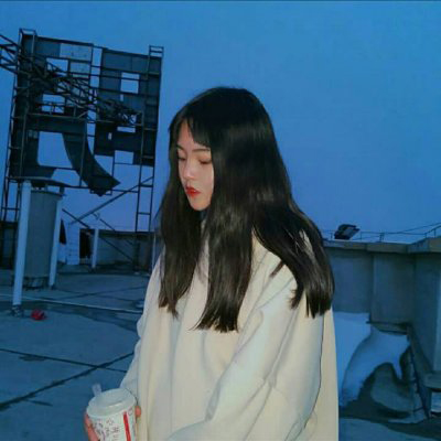 好看侧身侧面女生头像图片