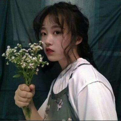 好看侧身侧面女生头像图片