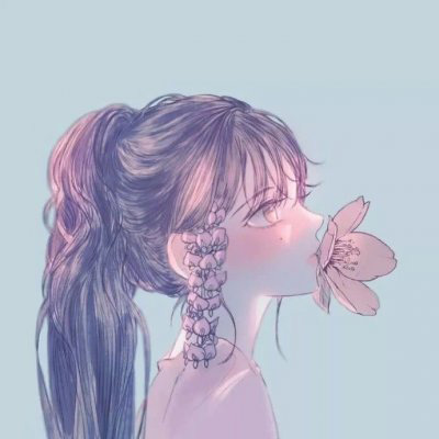 呆萌动漫情头两张分开