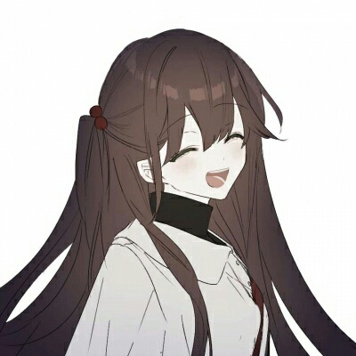 女生动漫黑白头像