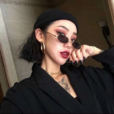冷酷墨镜霸气女生头像 戴墨镜酷酷女王范