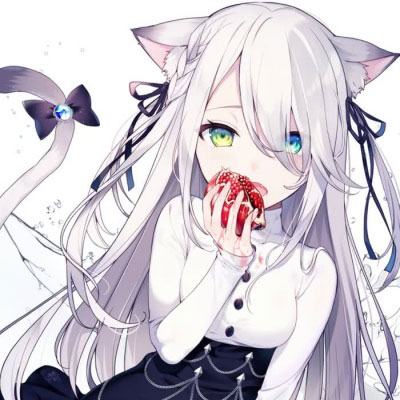暗黑系二次元女生高冷头像