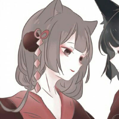 霸气闺蜜头像动漫一对两张
