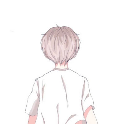 动漫背影情头一对两张