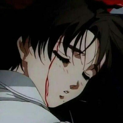 特别丧的动漫男头 黑暗丧风格动漫男生头像