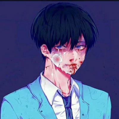 高清很丧的动漫男头像