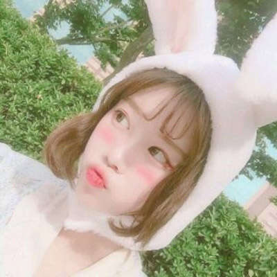 粉色控韩系少女头像图片