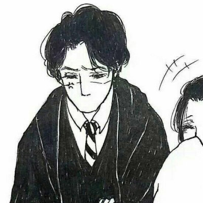 动漫情侣头像丧系一左一右