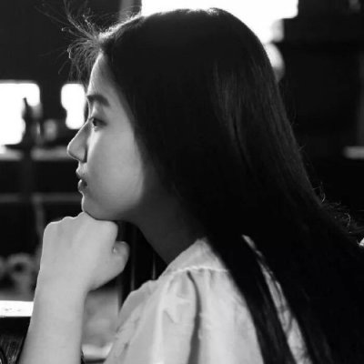 灰色qq头像 女生黑白系伤感头像