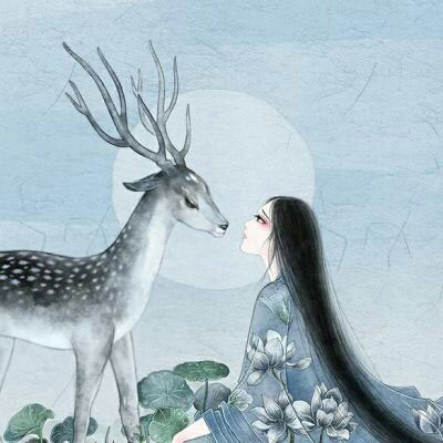 冷艳古风动漫女头