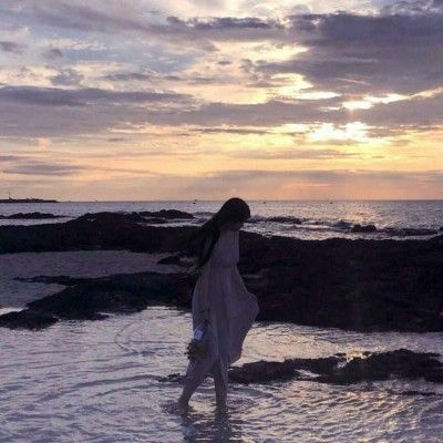 唯美背影头像 漂亮清新女生图片