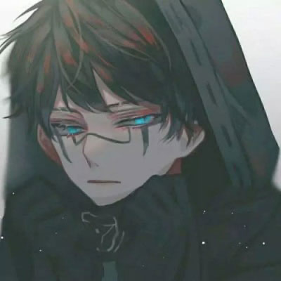 哭泣的头像 动漫男生虐心流泪头像