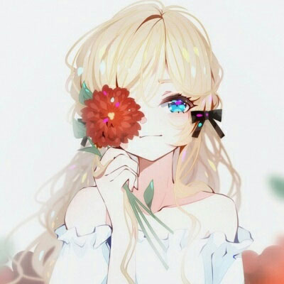动漫女孩头像呆萌可爱卡哇伊 卡通女生可爱萌图片