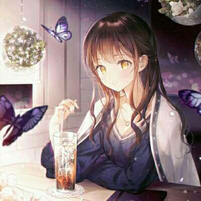 动漫女孩头像呆萌可爱卡哇伊 卡通女生可爱萌图片