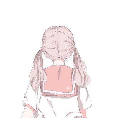 动漫女孩头像呆萌可爱卡哇伊 卡通女生可爱萌图片