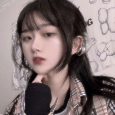 清纯女生头像 气质侧脸清新淡雅图片