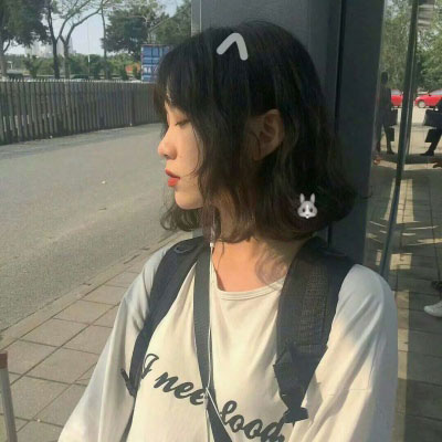 清纯女生头像 气质侧脸清新淡雅图片