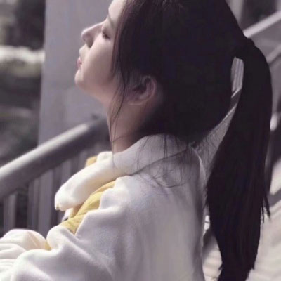 清纯女生头像 气质侧脸清新淡雅图片