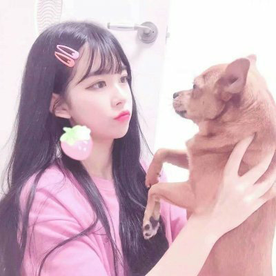 可爱粉色系女生头像