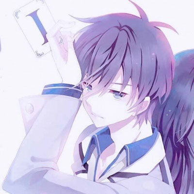 二次元情头一男一女分开 卡哇伊头像卡通超萌