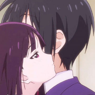 男女亲吻动漫图片大全 床上男女kiss情头一对