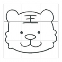 老虎简笔画图片大全 可爱卡通老虎头像
