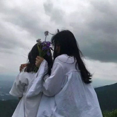 姐妹头像半身控不露头图片