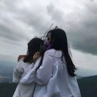 姐妹头像半身控不露头图片