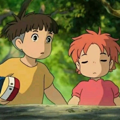 qq情头动漫一男一女可爱