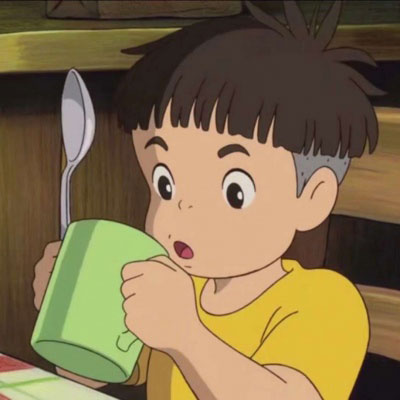 波妞宗介一左一右头像 两个一起拥抱和单个头像