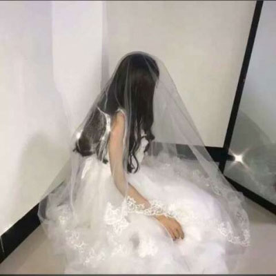 婚纱女头像高清图片 女生婚纱头像霸气背影图片